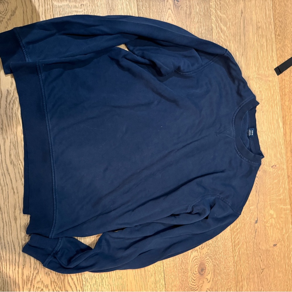 George Blue Sweatshirt Classic Crew Neck